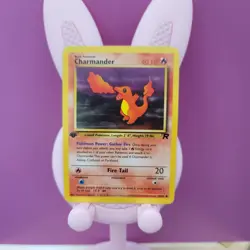 Pokemon TCG Charmander Team Rocket 1st Edition Card 50/82 - Image 1