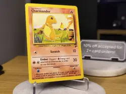 Pokemon TCG Charmander Base Set 2 Common 69/130 - Light Play LP - Image 1