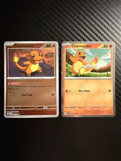 Pokemon TCG Charmander Detective Pikachu And Reverse Holo Bundle - Image 1