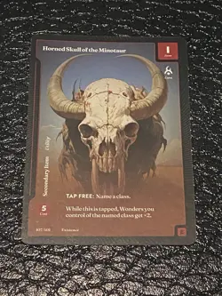 Wonders of the First : Existence Horned Skull of the Minotaur Epic 107/401 - Image 1