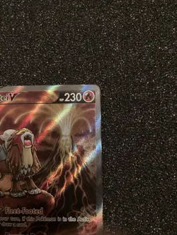Pokemon TCG Entei V GG36/GG70 Crown Zenith Galarian Gallery Full Art Holo NM - Image 3