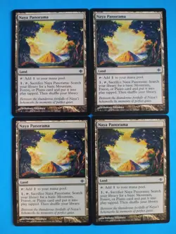 Naya Panorama 4X MP Shards of Alara MTG Magic the Gathering - Image 1