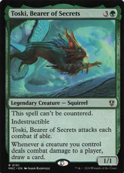 Toski, Bearer of Secrets R Commander: Murders at Karlov Manor # 191 NM Normal - Image 1