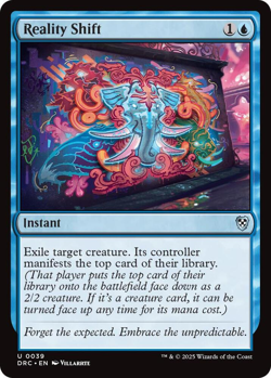 MTG Magic 1x Reality Shift (M/NM) Commander Aetherdrift - Image 1