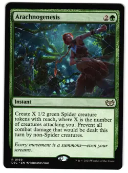 Arachnogenesis 169 - NM - Commander: Duskmourn: House of Horror R - Image 1