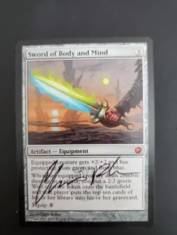 Mtg Sword Of Body And Mind Ap Artist Proof Signed By Artist Limited To 50 - Image 1