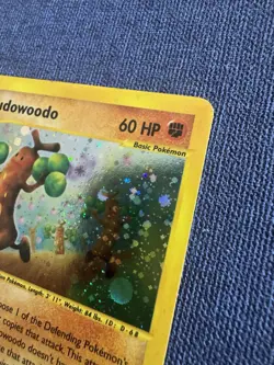 Sudowoodo H24/H32 Aquapolis Holo Swirl E-Series Pokemon TCG - Image 4