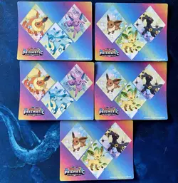 Pokemon TCG - Prismatic Evolution - Tech Sticker 5 Set Missing Sylveon Design - Image 1
