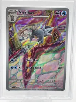 Pokemon TCG Arctibax 209/193 Paldea Evolved Illustration Rare PSA 10 - Image 2