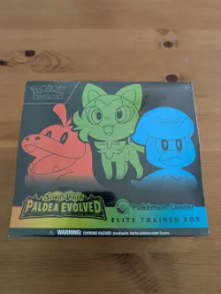 Pokemon Center Exclusive Paldea Evolved Elite Trainer Box ETB sealed - Image 1
