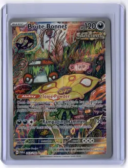 Brute Bonnet - 207/182 Illustration Rare Holo NM Pokemon SV04: Paradox Rift - Image 1