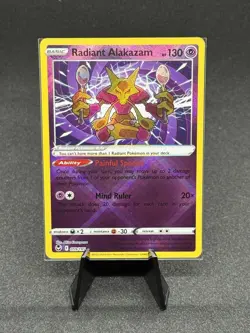 Pokemon - Radiant Alakazam - 059/195 SWSH12: Silver Tempest - Radiant Rare - NM - Image 1
