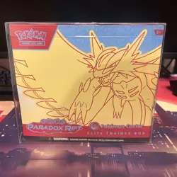 2023 Pokemon Center Paradox Rift Roaring Moon Sealed Elite Trainer Box ETB - Image 1