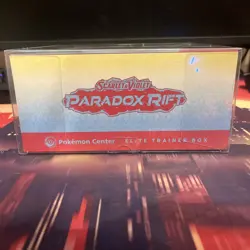 2023 Pokemon Center Paradox Rift Roaring Moon Sealed Elite Trainer Box ETB - Image 5