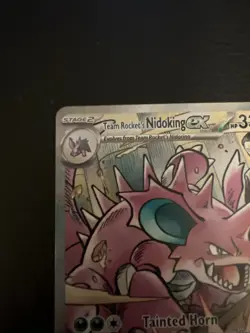 Pokemon TCG Team Rockets Nidoking EX 233/182 Sir Destined Rivals - Image 2