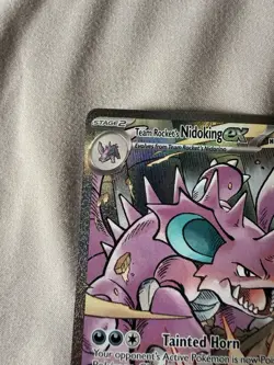 Pokemon TCG Team Rockets Nidoking EX 233/182 Destined Rivals - Image 3