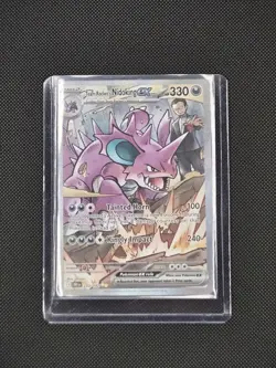 Pokemon TCG Team Rockets Nidoking EX 233/182 Destined Rivals - Image 2