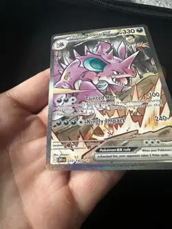 Pokemon TCG Team Rockets Nidoking EX 233/182 Sir Destined Rivals - Image 2