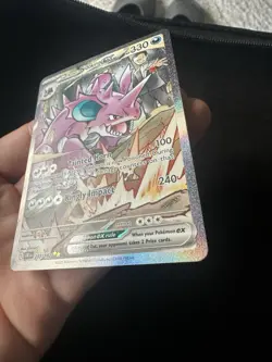 Pokemon TCG Team Rockets Nidoking EX 233/182 Sir Destined Rivals - Image 3