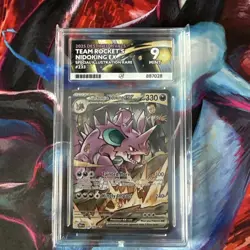 Pokemon TCG Team Rockets Nidoking EX 233/182 Destined Rivals Ace 9 Mint SIR - Image 1