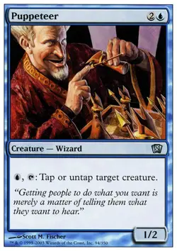 Puppeteer Light Play, English Magic the Gathering MTG 8th Edition - Image 1