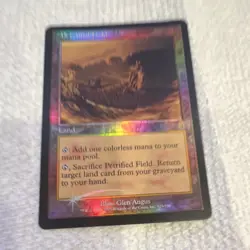 Wizards of the Coast MTG Petrified Field Odyssey English Foil Rare #323/350 - Image 1