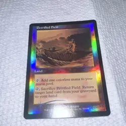 Wizards of the Coast MTG Petrified Field Odyssey English Foil Rare #323/350 - Image 2