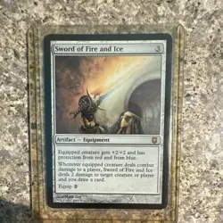 Wizards of the Coast MTG Sword of Fire and Ice 148 Darksteel Rare - Image 1