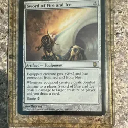 Wizards of the Coast MTG Sword of Fire and Ice 148 Darksteel Rare - Image 2