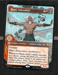 Bumi, Unleashed (Showcase) M Avatar: The Last Airbender 348 NM - Image 1
