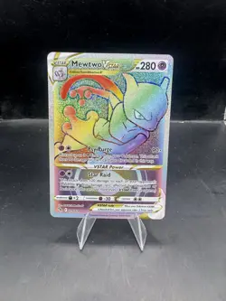 Mewtwo VSTAR #079/078 Pokemon GO Secret Rare Holo Mint/NM - Image 1