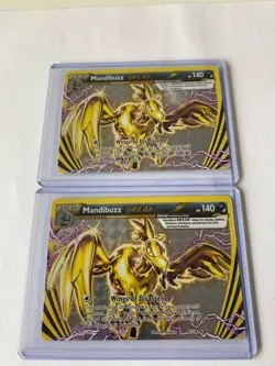 Pokemon Mandibuzz BREAK - XY182 - Black Star Promo - NM-MT - 2X - Image 1