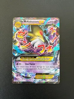 M Alakazam EX 26/124 | XY Fates Collide | 2016 Pokemon TCG Card | MP - Image 1