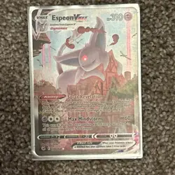 Pokemon Espeon VMAX Alt Art 270/264 Fusion Strike Secret Rare Full Art LP/MP - Image 1