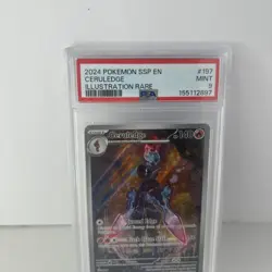 Pokemon Ceruledge 197/191 Sv08: Surging Sparks Illustration Rare Holo PSA 9 - Image 4