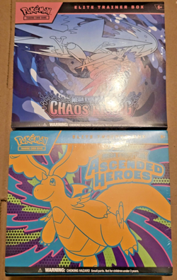 Pokemon TCG Ascended Heroes & Chaos Rising ETBs Lot of 2 - Image 2