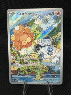 Castform Sunny Form SV08: Surging Sparks - Pokemon NM 195/191 - Image 1