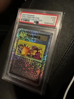 2002 POKEMON LEGENDARY COLLECTION #106 CHALLENGE!-REVERSE FOIL PSA 5 - Image 2