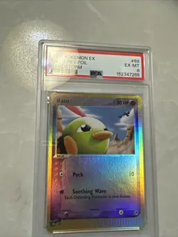 2003 Pokemon Natu #69 Reverse Foil TCG EX Sandstorm Eseries PSA 6 Near Mint - Image 3