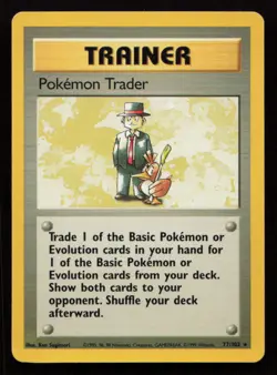 Pokemon Trader Rare Base Set 077/102 LP (2B) - Image 1