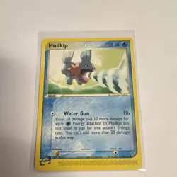 Nintendo Pokemon TCG EX Dragon Mudkip 65/97 Reverse Holo Common 50HP Eng 2003 - Image 1