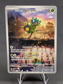 Pokemon Teal Mask Ogerpon 123 SV: Scarlet & Violet Promo Holo - Image 1