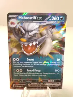 Mabosstiff ex - SVP 086 - Ultra Rare - SV Black Star Promo - Pokemon TCG - NM/M - Image 1
