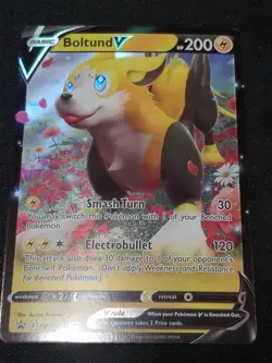 Boltund V SWSH219 Black Star Promo Ultra Rare Holo Pokemon TCG ~ NM/M - Image 1