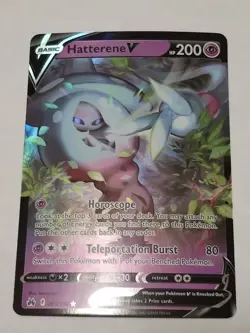 Hatterene V - 065/159 - Pokemon Crown Zenith Sword & Shield Ultra Rare - NM - Image 1