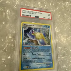 2009 POKEMON PLATINUM #2 BLASTOISE-HOLO PSA 5 - Image 1