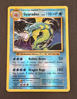 Pokemon TCG Gyarados 34/108 Reverse Holo Rare - Evolutions NM - Image 1
