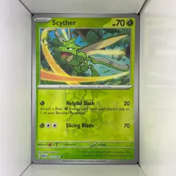 Pokemon TCG Pokemon Scyther Scyther Uncommon Reverse Holo - Image 1
