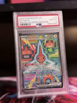 Pokemon TCG Rotom EX 126/094 SIR Phantasmal Flames Holo EN 2025 PSA 10 - Image 1