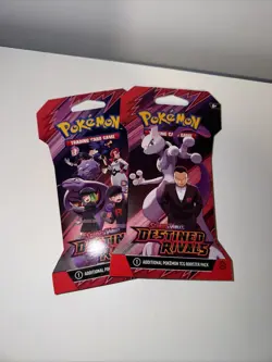 Pokemon TCG Scarlet & Violet Destined Rivals Sleeved Booster Packs 2 set - Image 1